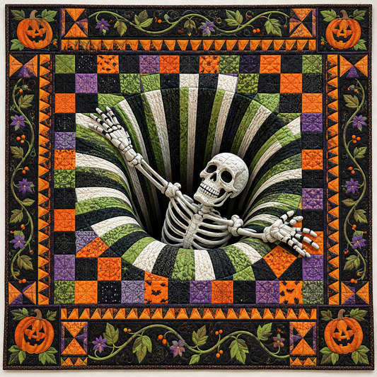 Halloween Skeleton Abyss TD141026562 Quilt Blanket