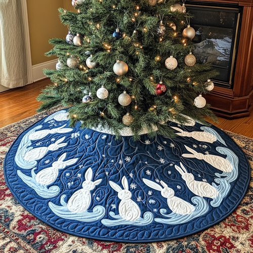 Bunny DAI090924019 Quilted Tree Skirt