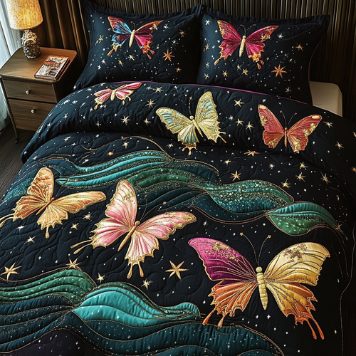 Butterfly TAI101224414 Quilt Bedding Set