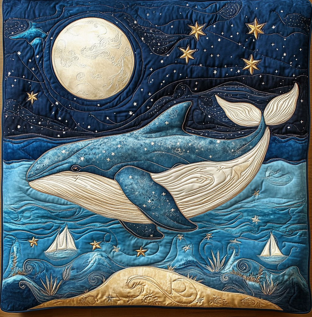 Whale DAI190225079 Quilt Blanket