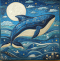 Whale DAI190225078 Quilt Blanket