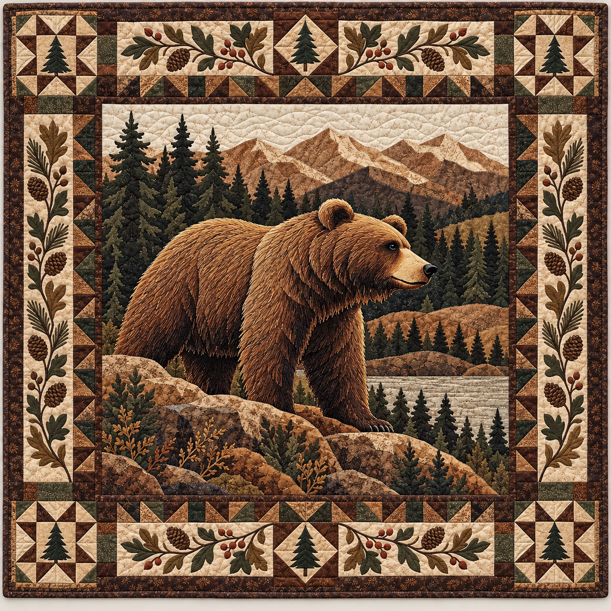 Brown Bear TD141026807 Quilt Blanket
