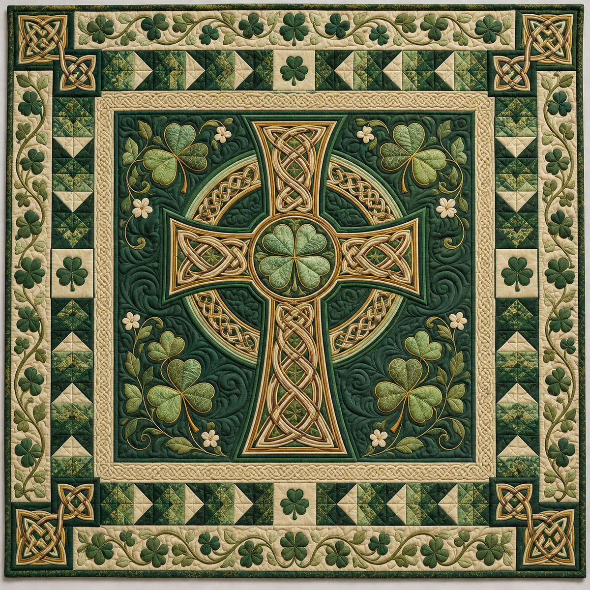 Heritage Celtic Cross TD141026873 Quilt Blanket