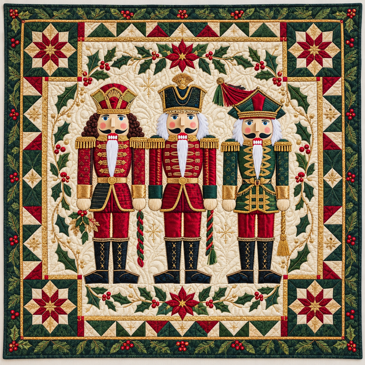 Nutcracker Trio TD141026935 Quilt Blanket