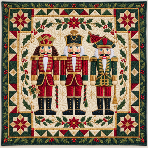 Nutcracker Trio TD141026935 Quilt Blanket