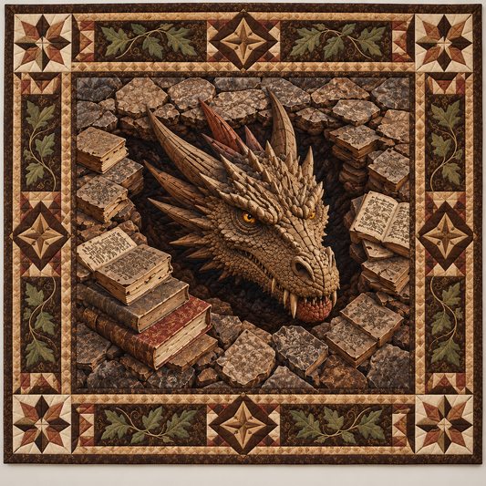 Dragon Book Dungeon TD141026946 Quilt Blanket