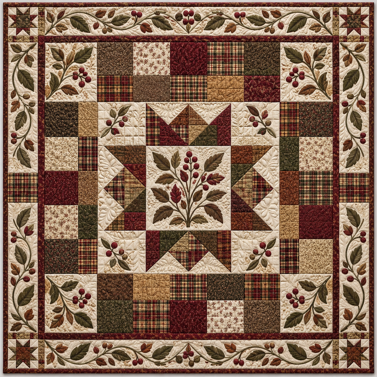 Country Plaid Comfort TD141026949 Quilt Blanket