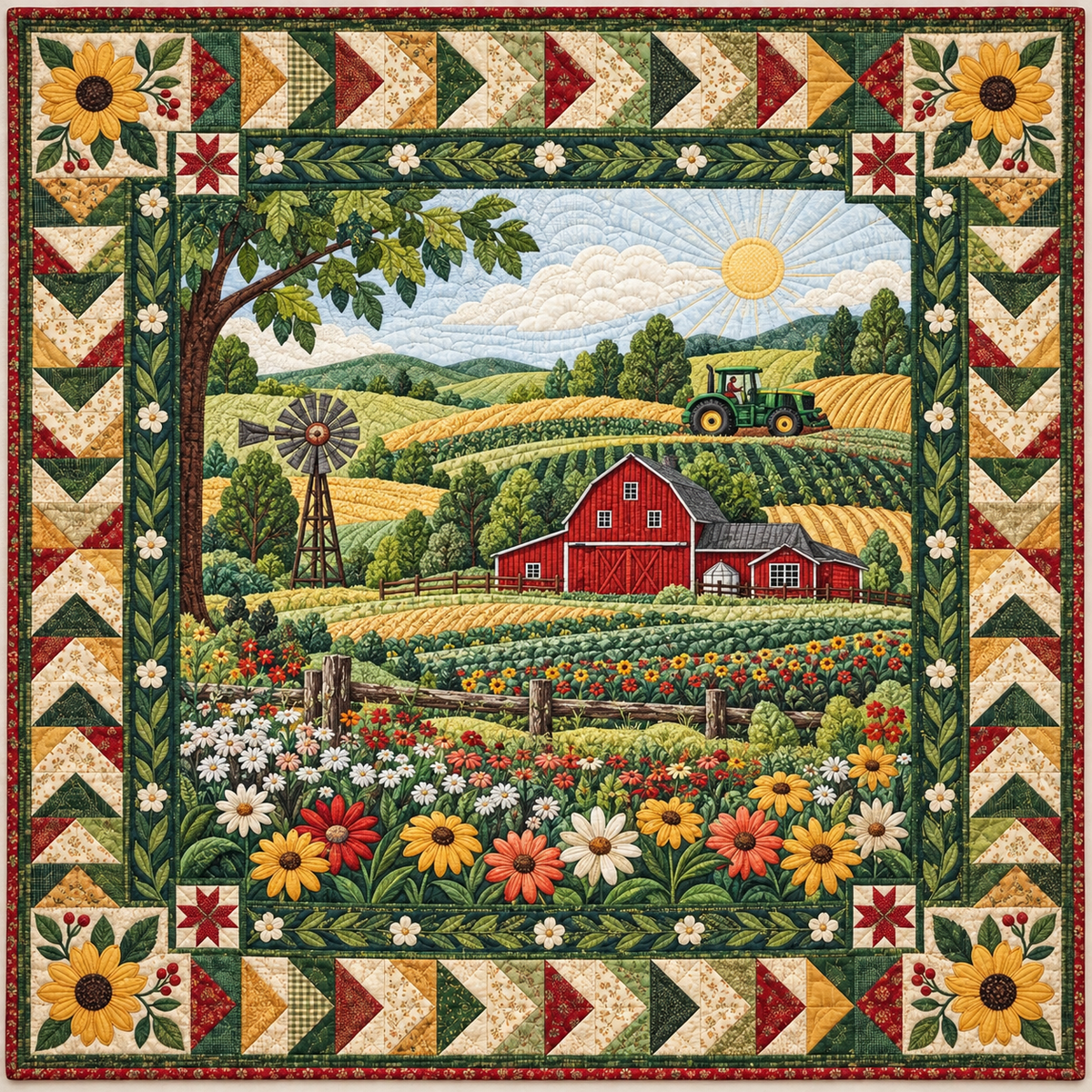 Country Farm TD141026962 Quilt Blanket