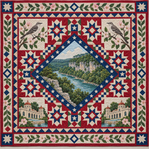 Arkansas Celebration In Cloth TD181026430 Quilt Blanket