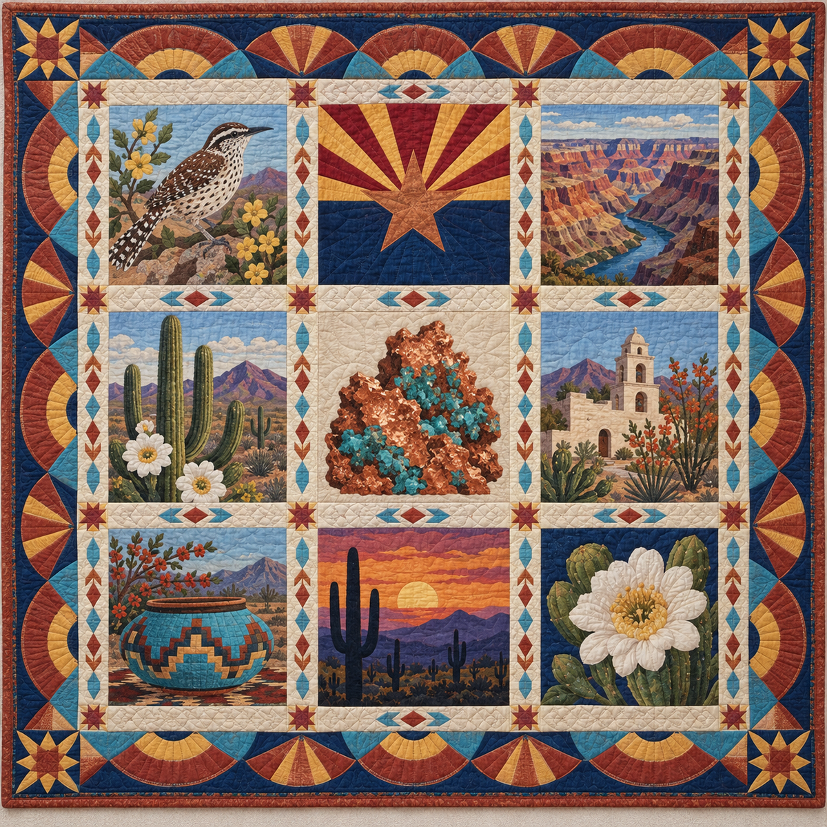 Arizona Heritage Album TD181026436 Quilt Blanket
