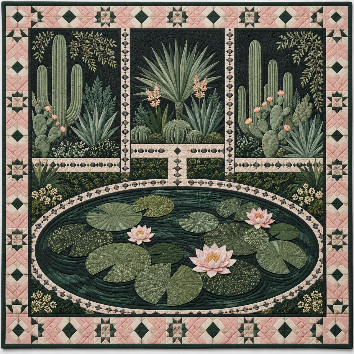 Beverly Hills ƒ?? Lily Pond Nocturne and Garden Geometry