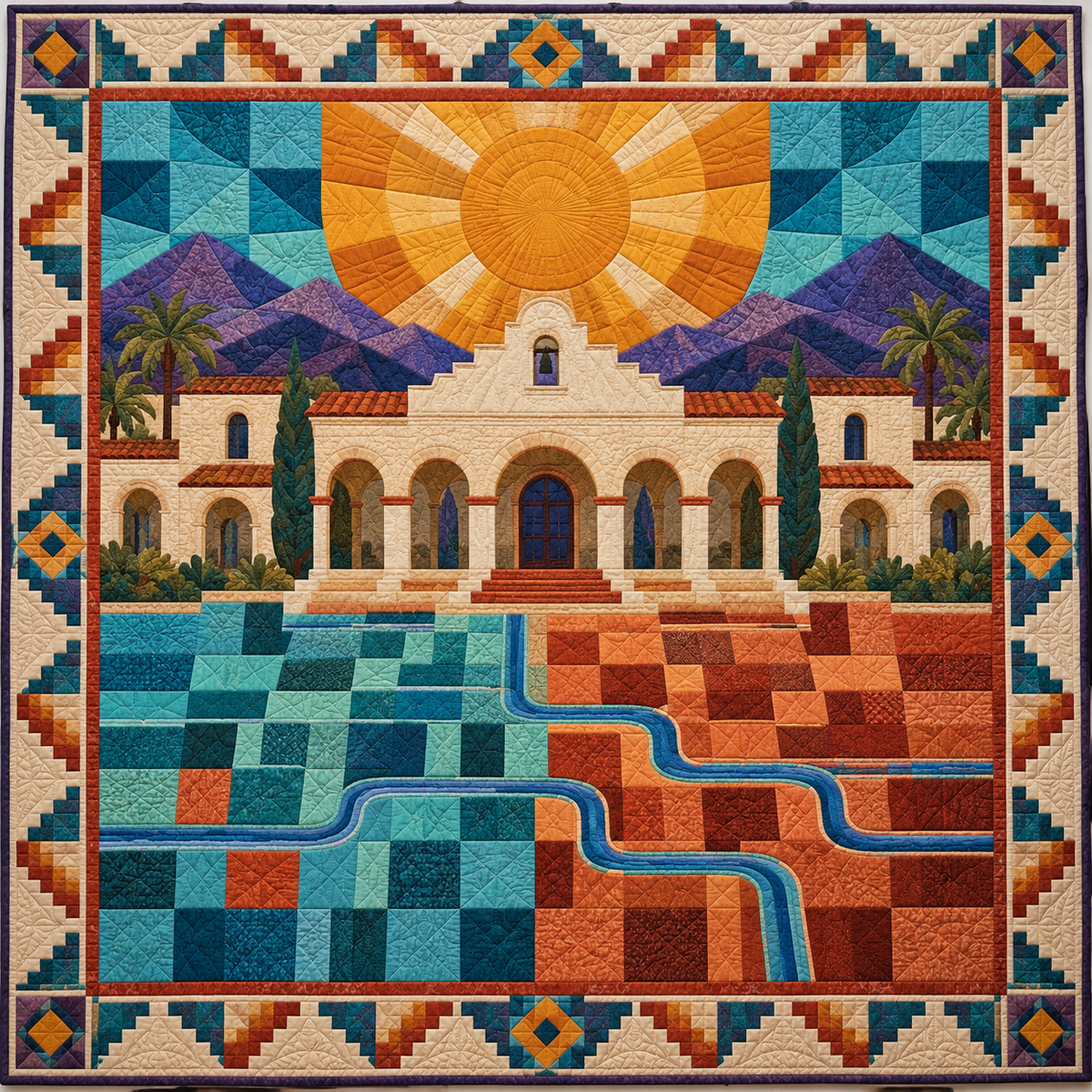 Calexico ƒ?? Borderland Library Tapestry