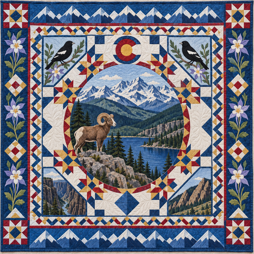 Colorado Celebration In Cloth TD181026460 Quilt Blanket