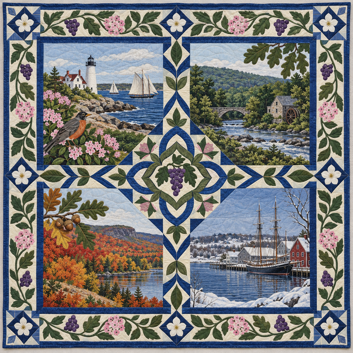 Connecticut Four Seasons TD181026468 Quilt Blanket