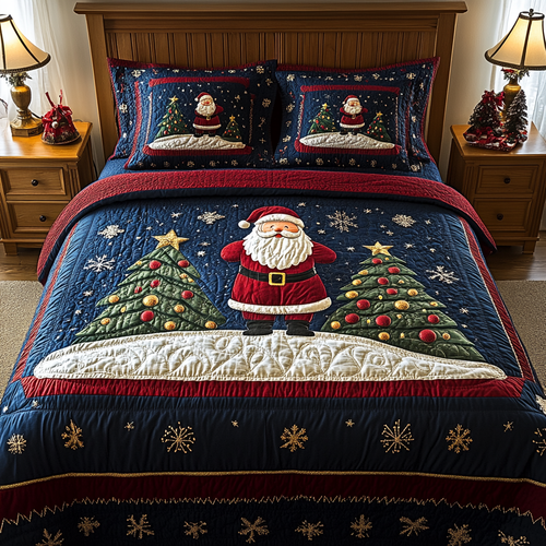 Christmas Santa TAI041124169 Quilt Bedding Set