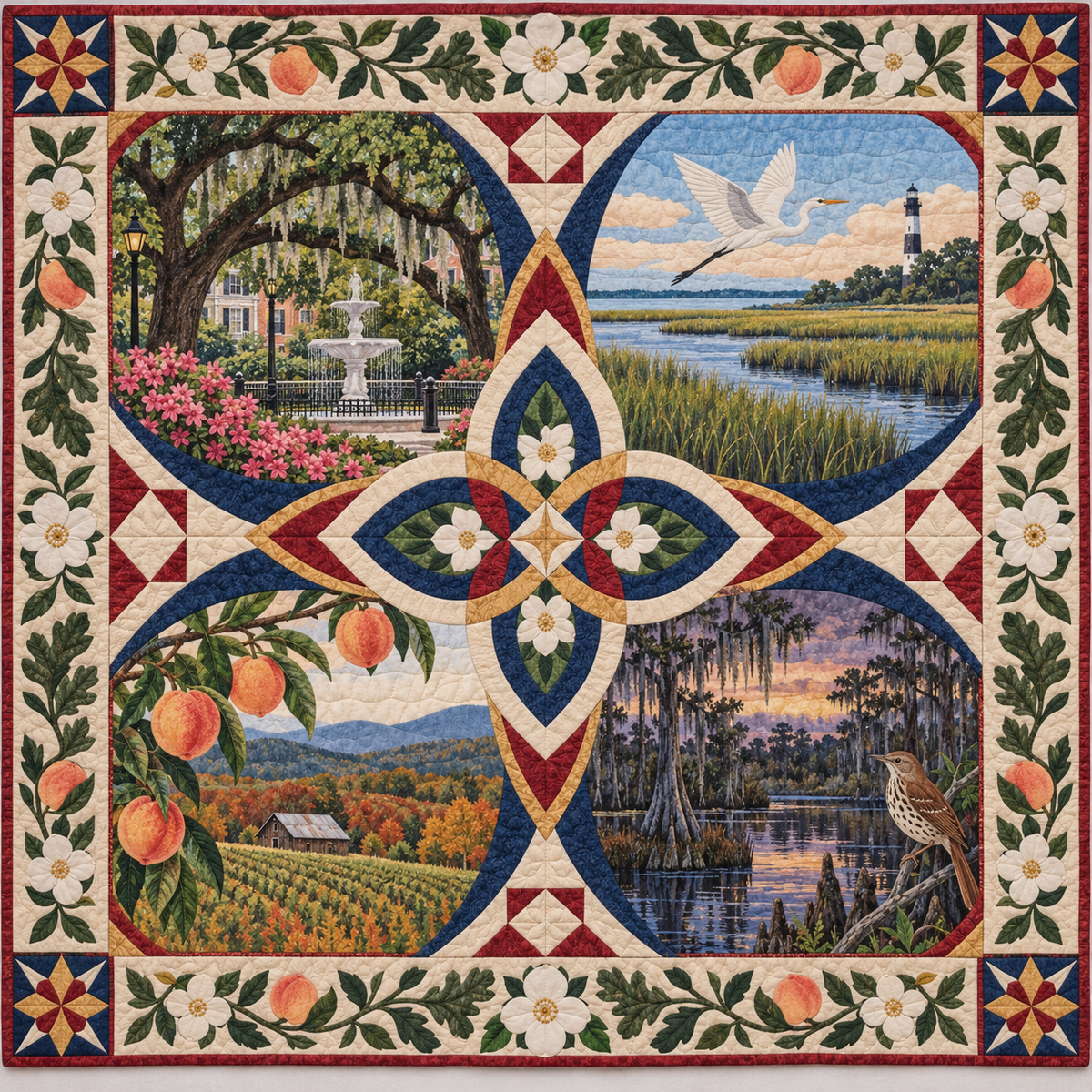 Georgia Four Seasons TD181026498 Quilt Blanket