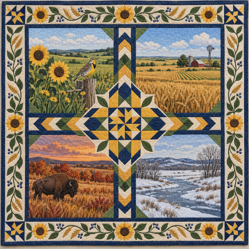 Kansas Four Seasons TD181026558 Quilt Blanket