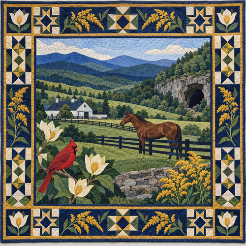 Kentucky Landscape Tapestry TD181026561 Quilt Blanket