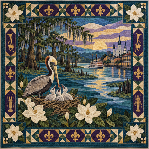 Louisiana Landscape Tapestry TD181026571 Quilt Blanket