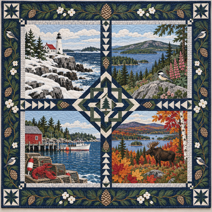 Maine Four Seasons TD181026608 Quilt Blanket