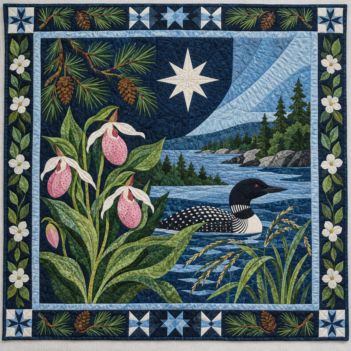 Minnesota Botanical Heritage TD181026622 Quilt Blanket