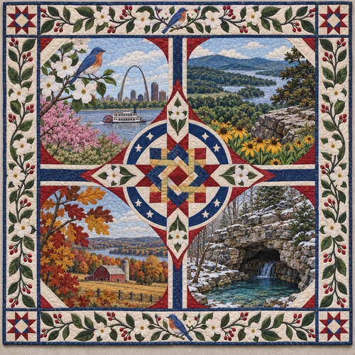 Missouri Four Seasons TD181026638 Quilt Blanket