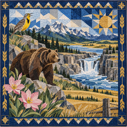 Montana Mosaic Horizons TD181026659 Quilt Blanket