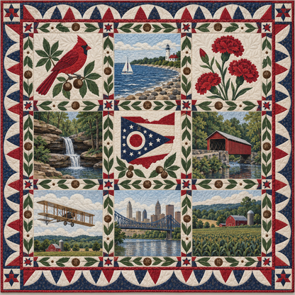 Ohio Heritage Album TD181026746 Quilt Blanket
