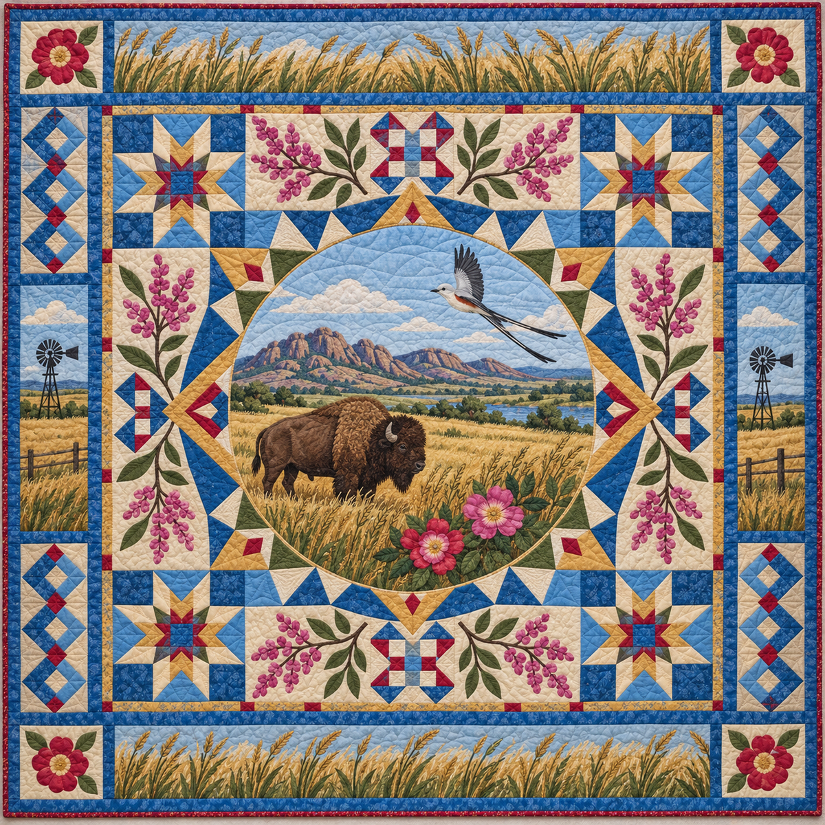 Oklahoma Celebration In Cloth TD181026760 Quilt Blanket