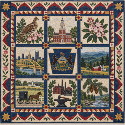Pennsylvania Heritage Album TD181026776 Quilt Blanket