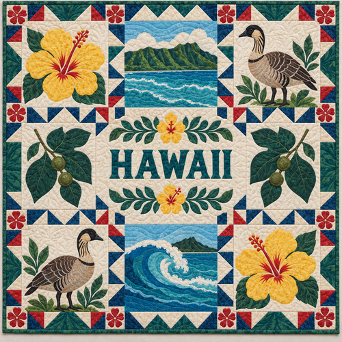Hawaii Island Home TD181026152 Quilt Blanket
