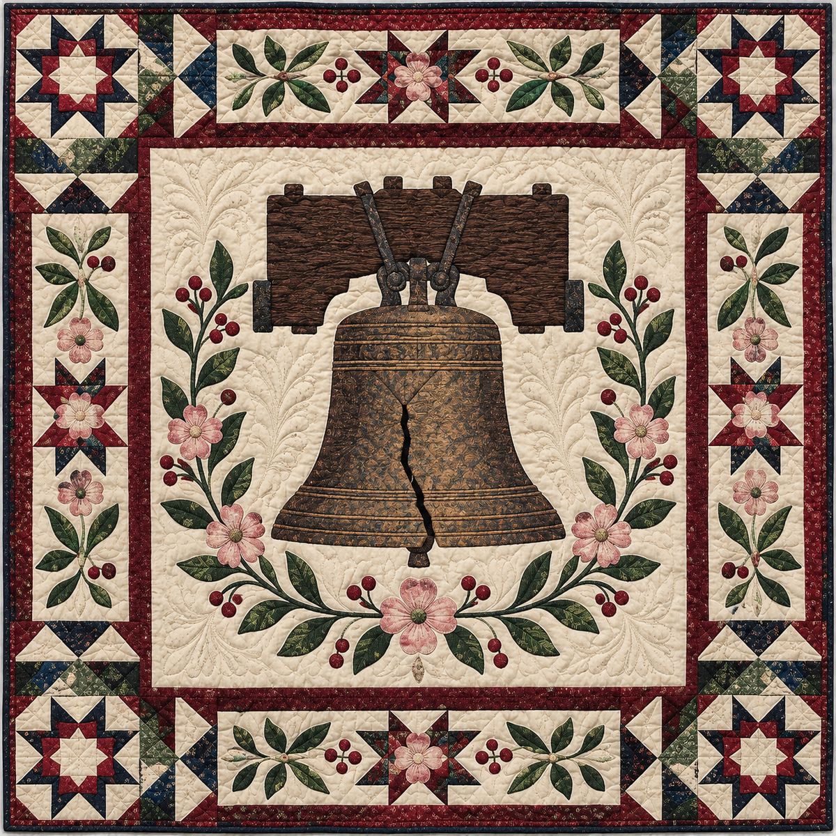 Pennsylvania Liberty In Stitches TD181026290 Quilt Blanket
