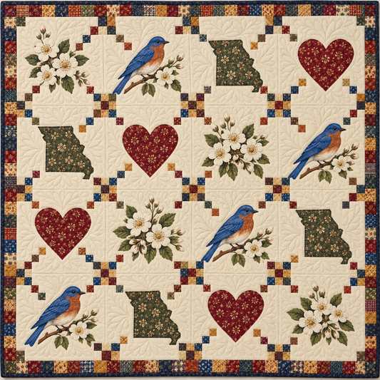Missouri Home Sampler Quilt Blanket