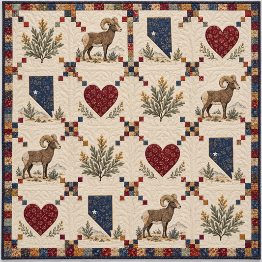 Nevada Home Sampler Quilt Blanket