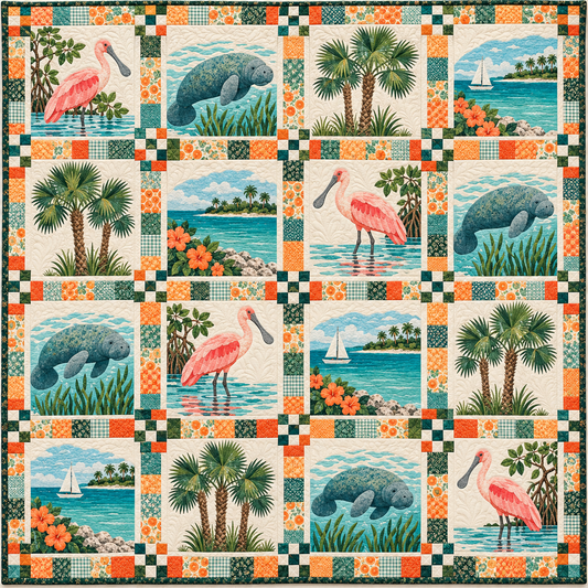 Florida Everglades to Keys TD261026118 Quilt Blanket