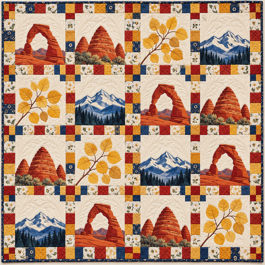 Utah Canyon Beehive Trails TD261026188 Quilt Blanket