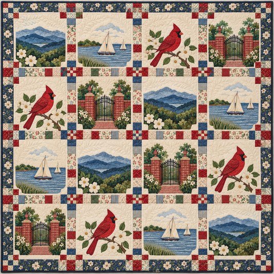 Virginia Blue Ridge and Tidewater TD261026192 Quilt Blanket