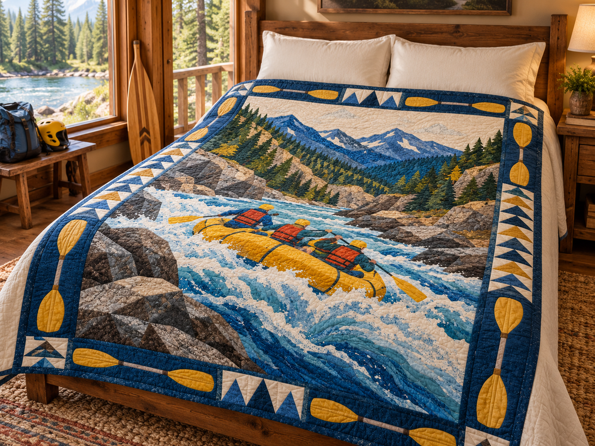 Idaho 01 Whitewater Rafting Bed