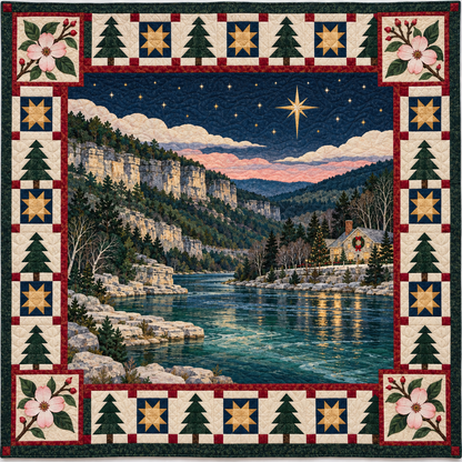 Buffalo Bluff Blossom Christmas Eve TD271026016 Quilt Blanket — original design