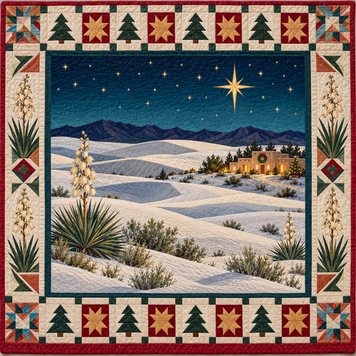 Yucca Moon Sands Christmas Eve TD271026151 Quilt Blanket — original design