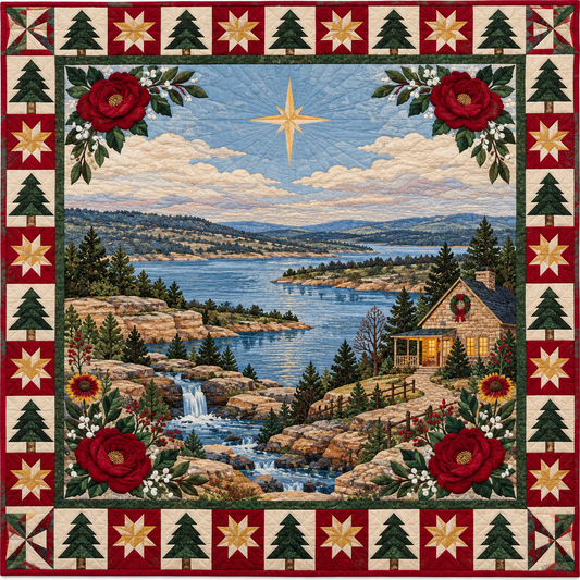 Rosewater Oklahoma Christmas Eve TD271026176 Quilt Blanket — original design