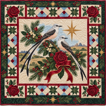 Scissortail Springwater Christmas Star TD271026178 Quilt Blanket — original design