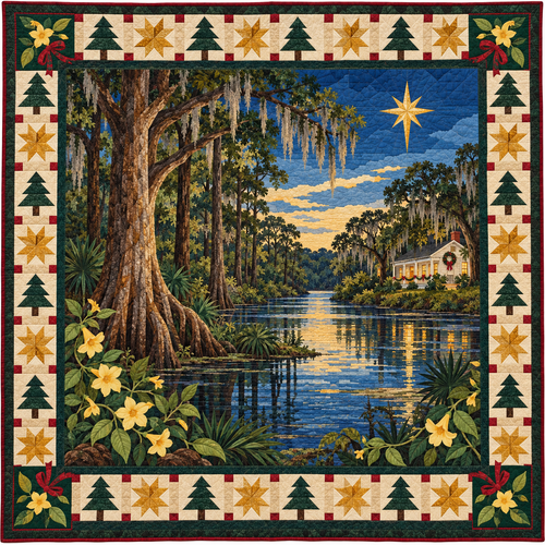 Jessamine Lowland Light Christmas Eve TD271026196 Quilt Blanket — original design