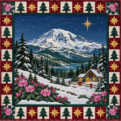 Rhododendron Rainier Christmas Eve TD271026231 Quilt Blanket — original design