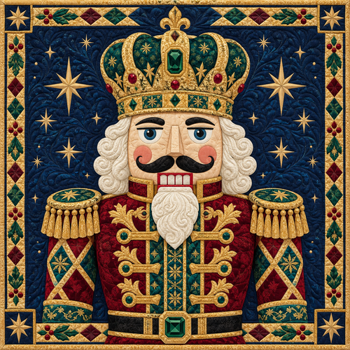 Starlight Nutcracker King Quilt Blanket