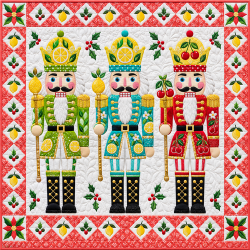 Nutcracker Citrus Guard Quilt Blanket