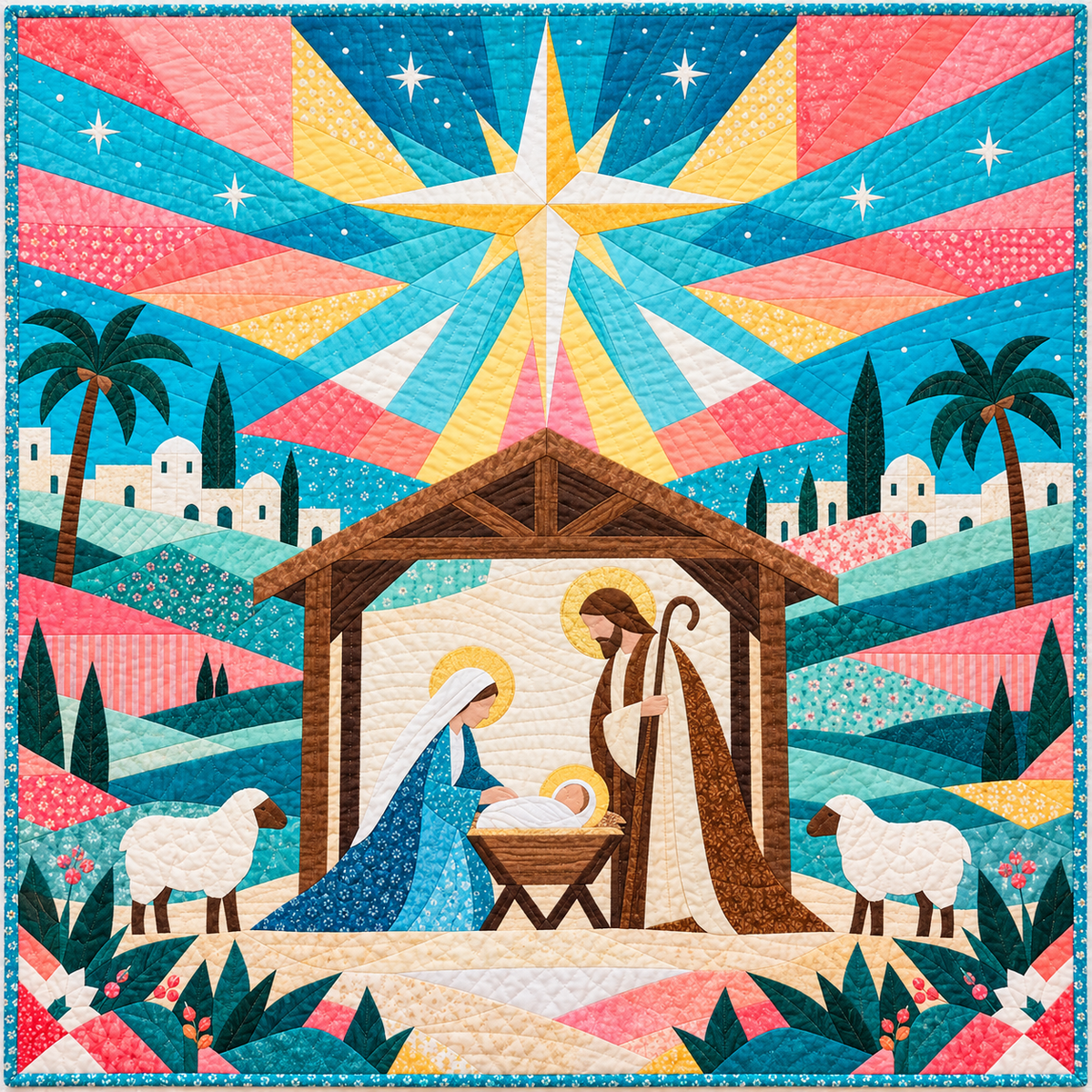 Bethlehem Sunrise Quilt Blanket