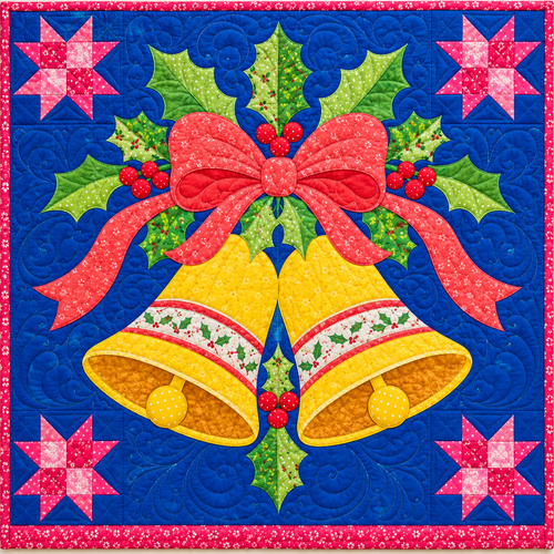 Christmas Bells Sunshine Quilt Blanket