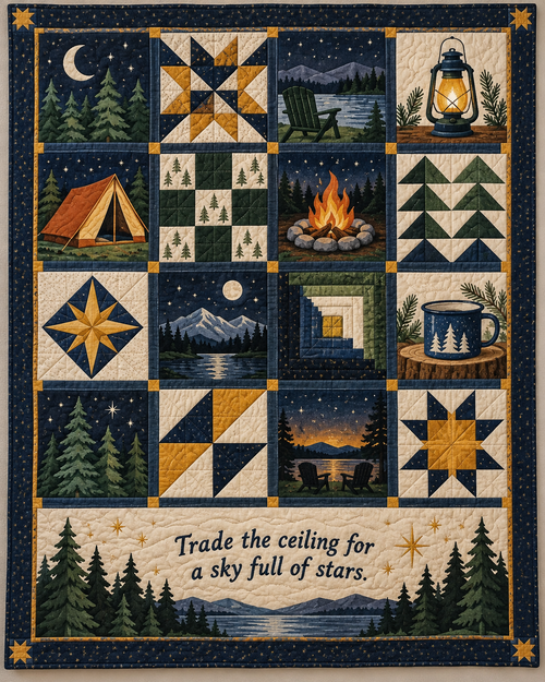 Emberlight Camp TD281026002 Quilt Blanket — original