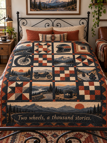 Open Road Reverie TD281026004 Quilt Blanket — bed